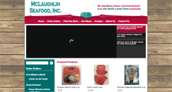 Desktop Screenshot of mclaughlinseafood.com